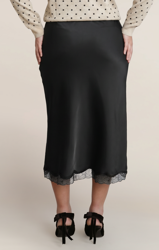 Dex Satin Lace Skirt 1X