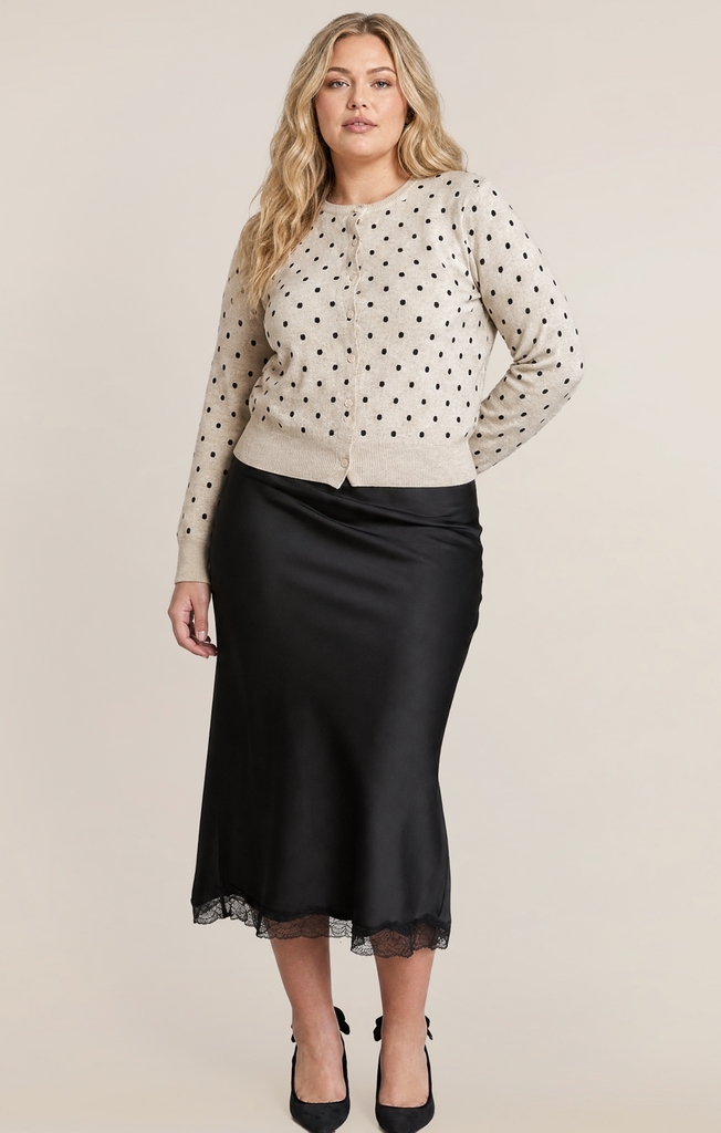 Dex Satin Lace Skirt 1X