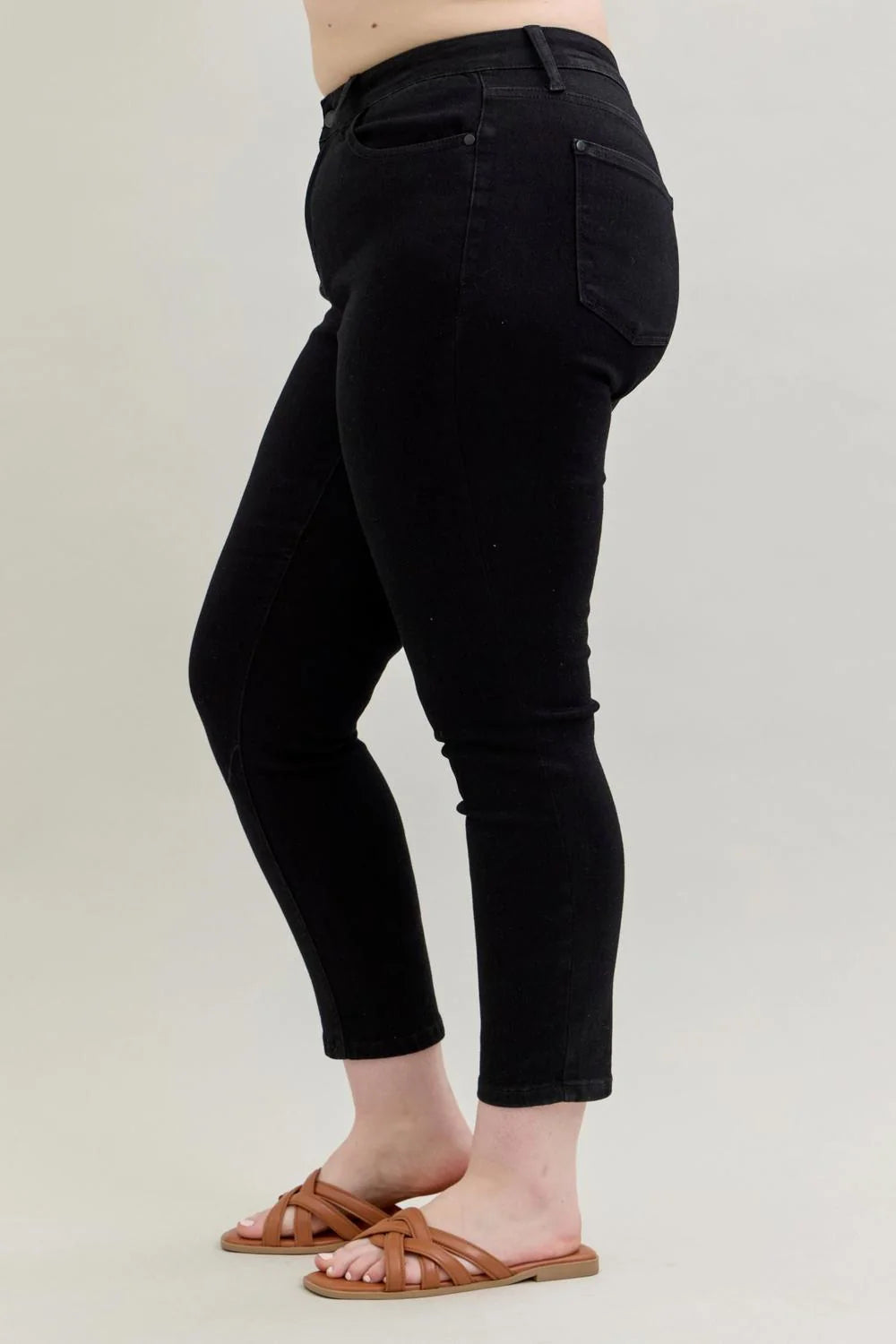Slim Fit Black Denim Size 22