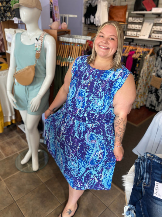 Roam Curious Bamboo Dress 3X