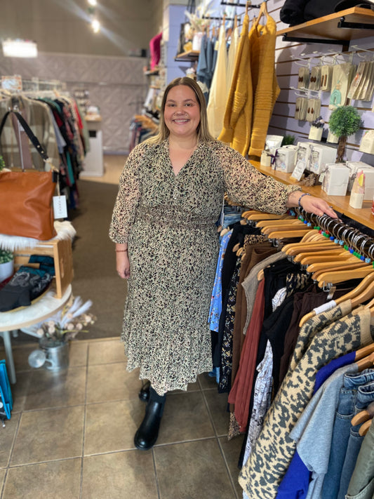 Dex Smock Waist Dress 1X