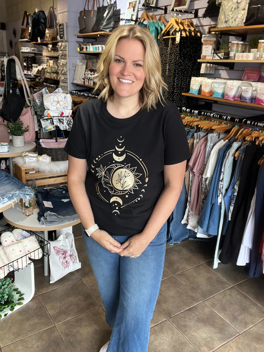 Celestial Moon and Sun Tee 3X