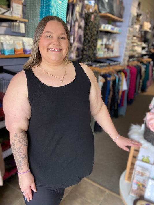 Round neck tank 1X