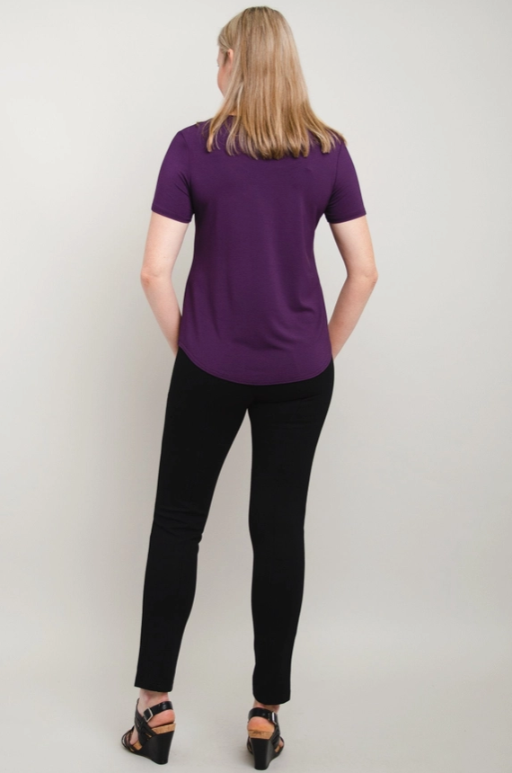 Tessa Tee, Violet, Bamboo