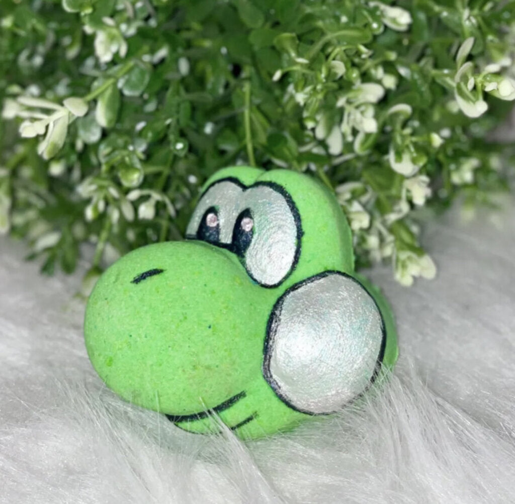 Yoshi Head Bath Bomb