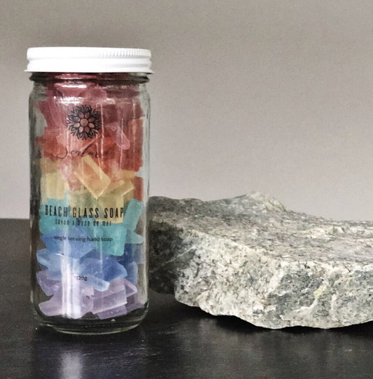 Rainbow Beach Glass Soap