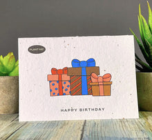 Load image into Gallery viewer, Birthday Presents Plantable Greeting Card
