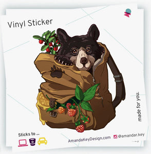 Explorer: Bear Necessities Vinyl Sticker