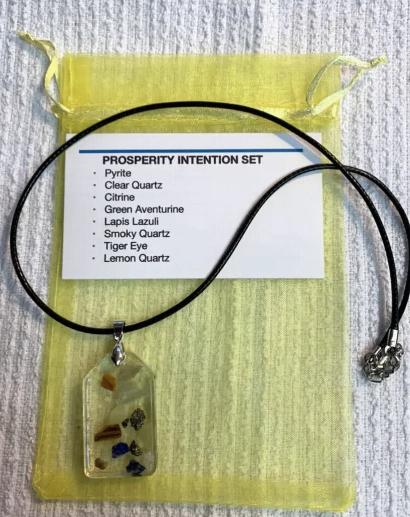 PROSPERITY -Wear Your Intentions PENDANT NECKLACE