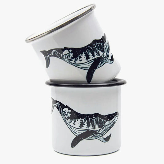 Whale Camping Mug