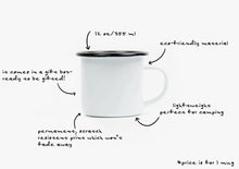 Load image into Gallery viewer, Whale Camping Mug
