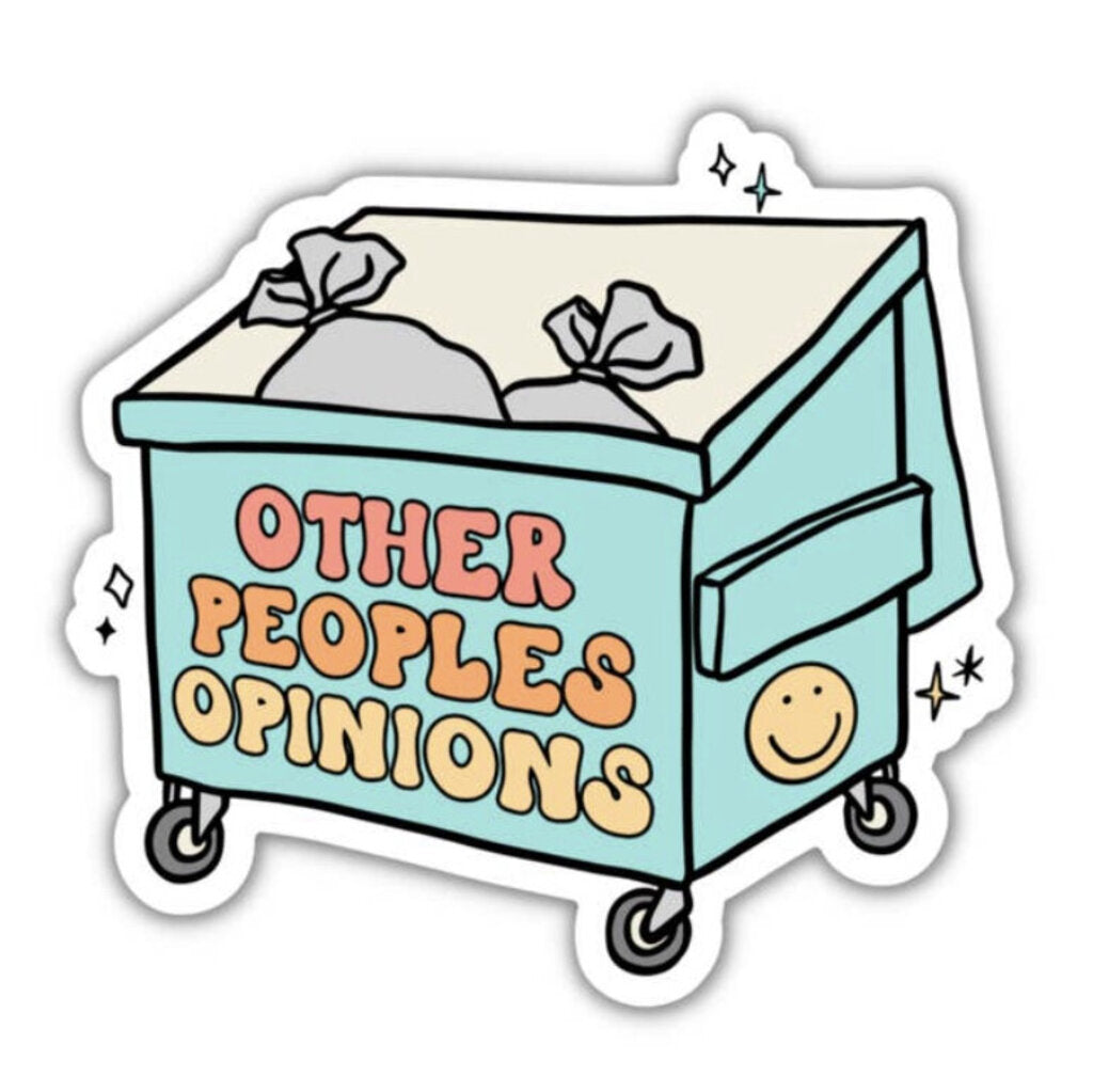 Other Peoples Opinions Vinyl Sticker
