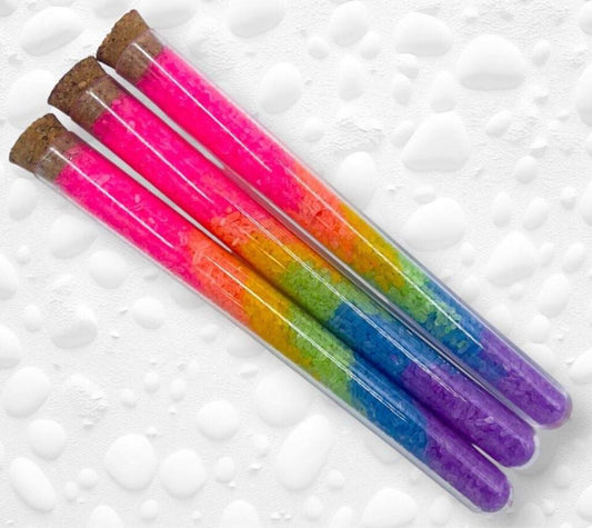 Rainbow Bath Salts Tube
