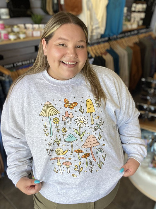 Mushroom Cottagecore Sweater