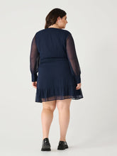 Load image into Gallery viewer, Ruffle hem wrap mini dress Dex Plus XL
