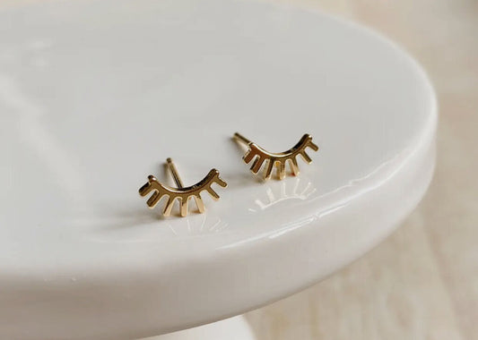 Lashes earrings