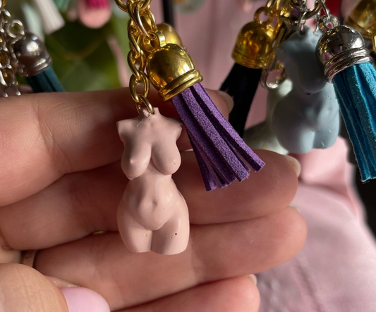 Gold Body Keychains - Keychains. Body Keychains. Sexy Lady